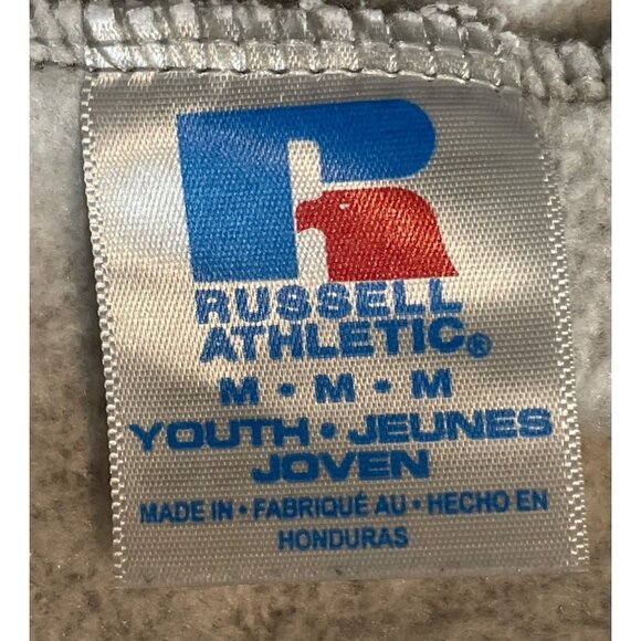 Russell Athletic Size Youth Medium Gray Sweatpant Pockets - Picture 7 of 8